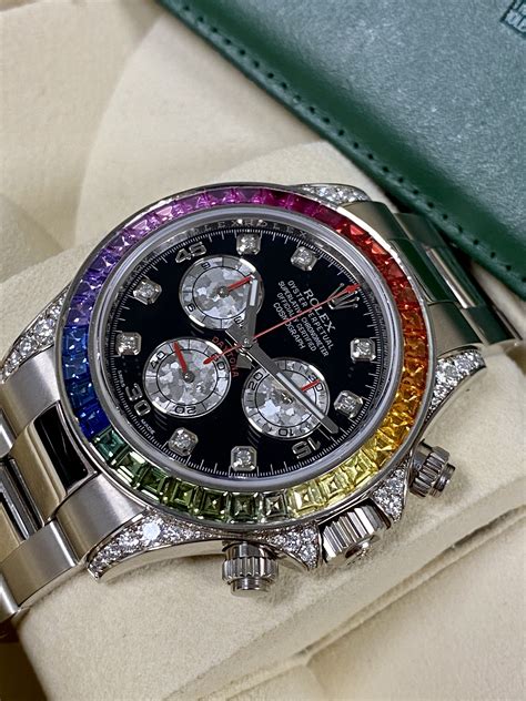 rolex ghiera arcobaleno|ROLEX DAYTONA RAINBOW .